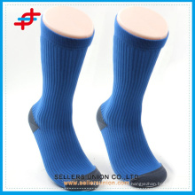 2015 bleu marine fonctionnel Coolmax bienveillant hommes chaussettes de compression sport